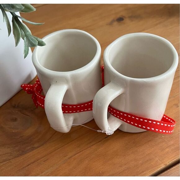 Brand New Rae Dunn Mr. & Mrs. Matching Coffee Mugs Ceramic Wedding Gift Bridal - Picture 2 of 5